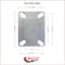 Service Caster SCC 4 in x 1.5 Brown High Temp Phenolic Wheel Rigid Caster - 300lbs/Caster SCC-20R415-PHSHT-TP2 - alternate 5